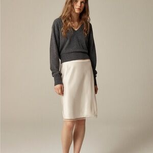 J. Crew Gwen Slip-Skirt